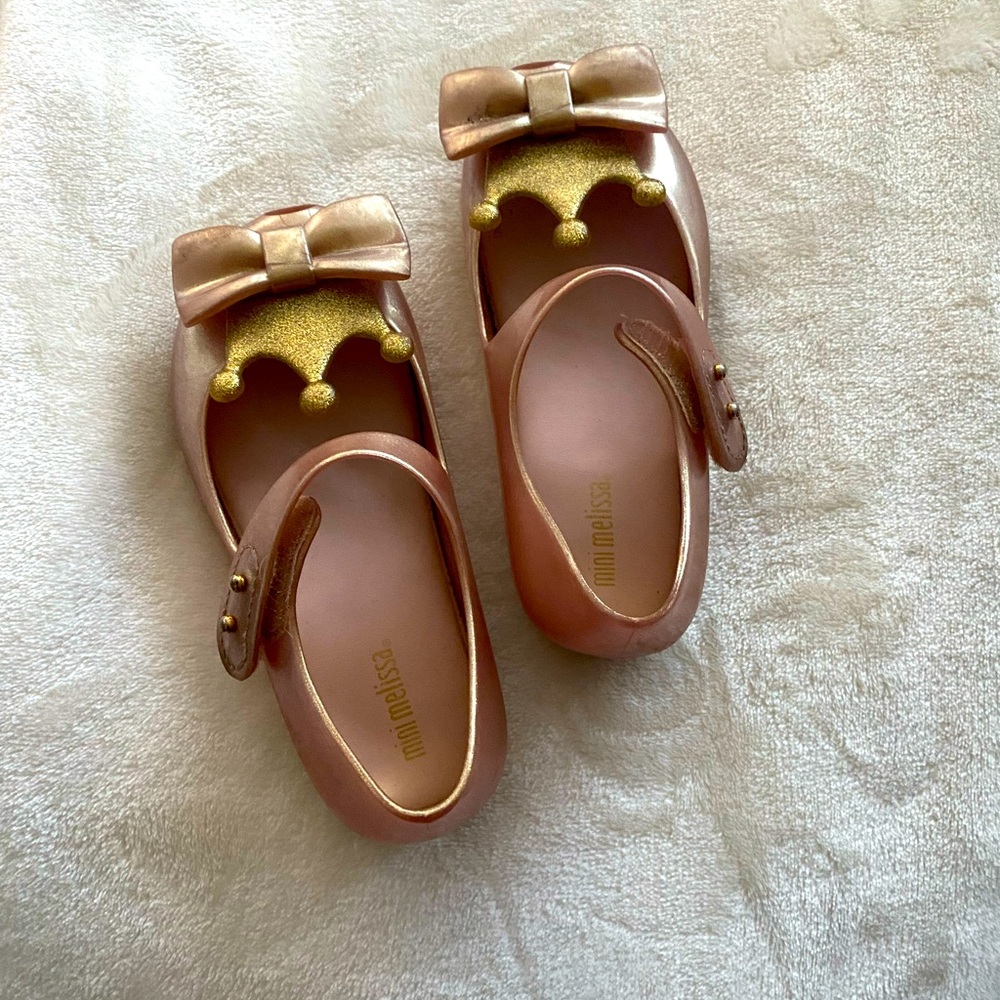 Mini Melissa shoe from Brazil for dressing up or just looking pretty.